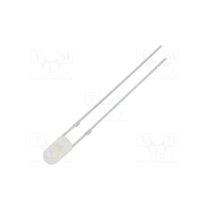 1 pcs x OPTOSUPPLY - OSW44L3E32B - LED, 3mm, white cold, 30°, Front: convex, 2.8÷3.6V, No.of term: 2