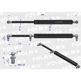 Belarus Polmo door and rear window actuator