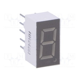 1 pcs x LUCKYLIGHT - KW1-361CGA - Display: LED, 7-segment, 9.1mm, 0.36', No.char: 1, green, 1÷1.5mcd