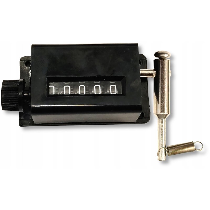 Straw bale counter with 224 5 digits