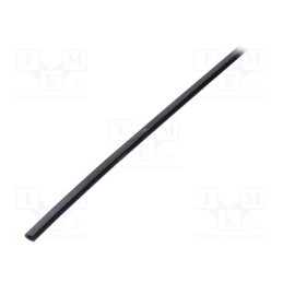 6 m x TE Connectivity - RAYRIM-NR8-0-STK - Hole and edge shield, polyolefine, L: 1.2m, black, H: 8.8mm, glued