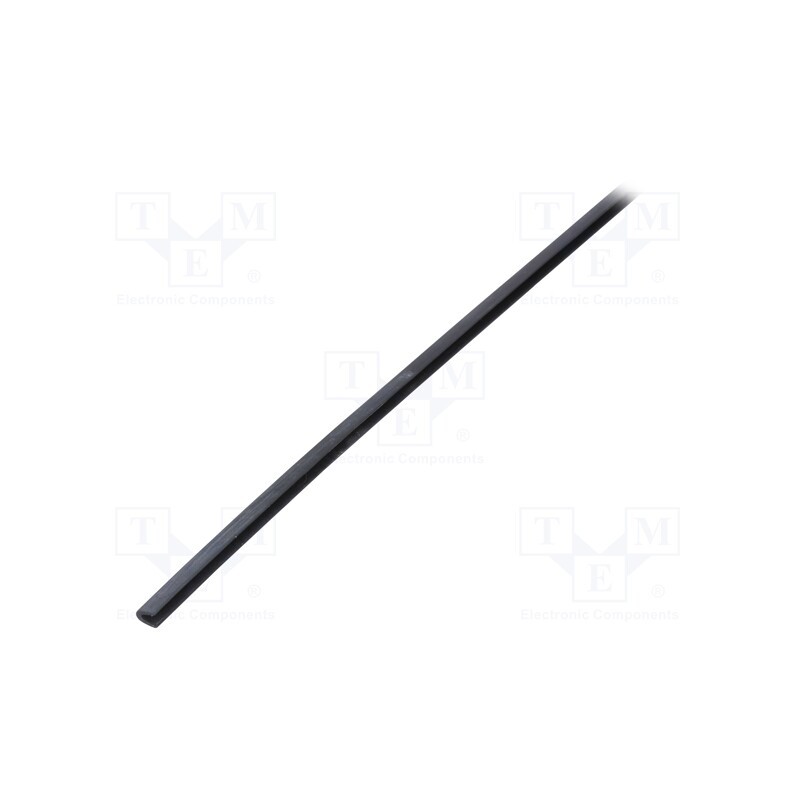 6 m x TE Connectivity - RAYRIM-NR8-0-STK - Hole and edge shield, polyolefine, L: 1.2m, black, H: 8.8mm, glued