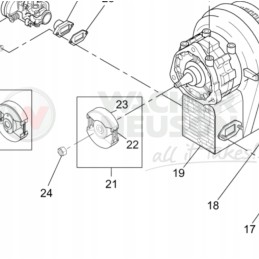 Wacker clutch spring bs62y bs65y orig