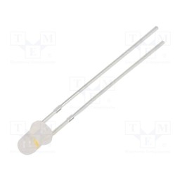 1 pcs x OPTOSUPPLY - OSRMP23132A - LED, 3mm, red/warm white, 30°, Front: convex, 2.1÷2.6/3.1÷3.6V