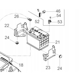 Wacker dpu battery shock absorber 0126646
