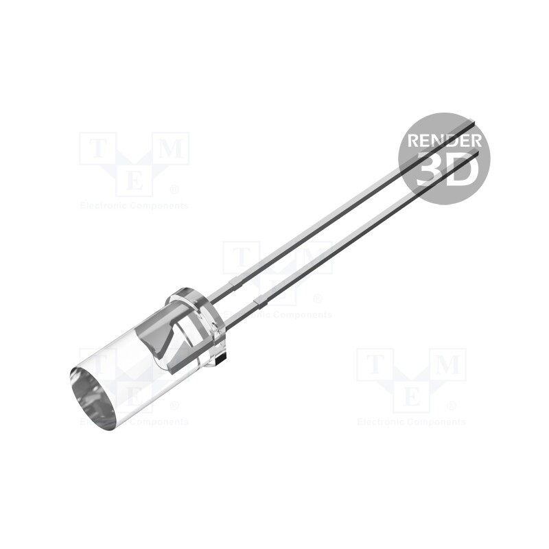 1 pcs x OPTOSUPPLY - OST1MA5TA1A - LED, 5mm, RGB, blinking,tricolour, 100°, 3.8÷5V, 20mA, Front: flat