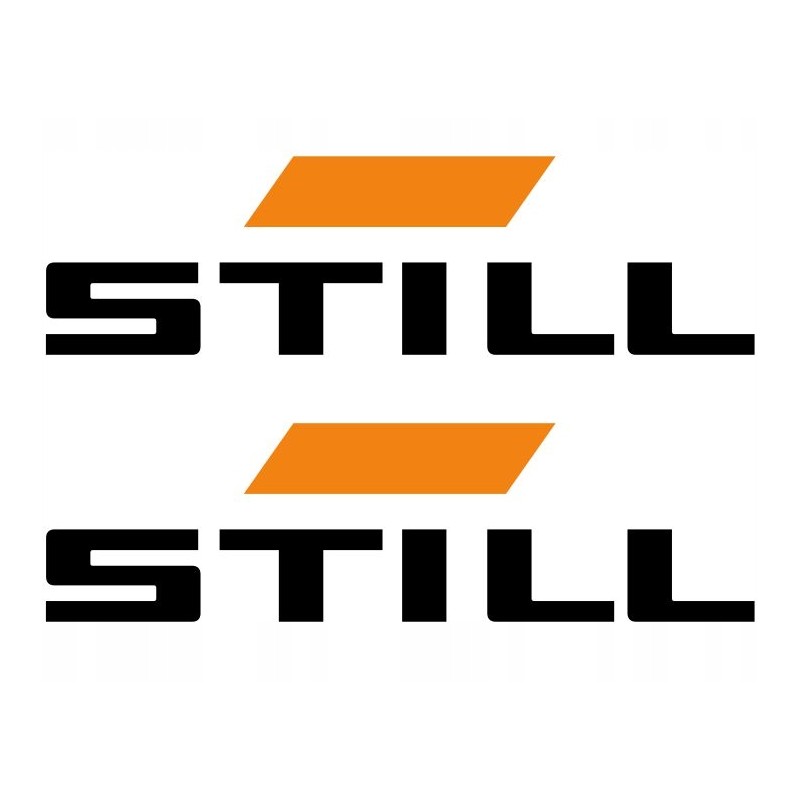 Stickers forklift inscription still 30 cm