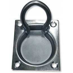 Load securing holder, galvanized, 77x73, 4 holes