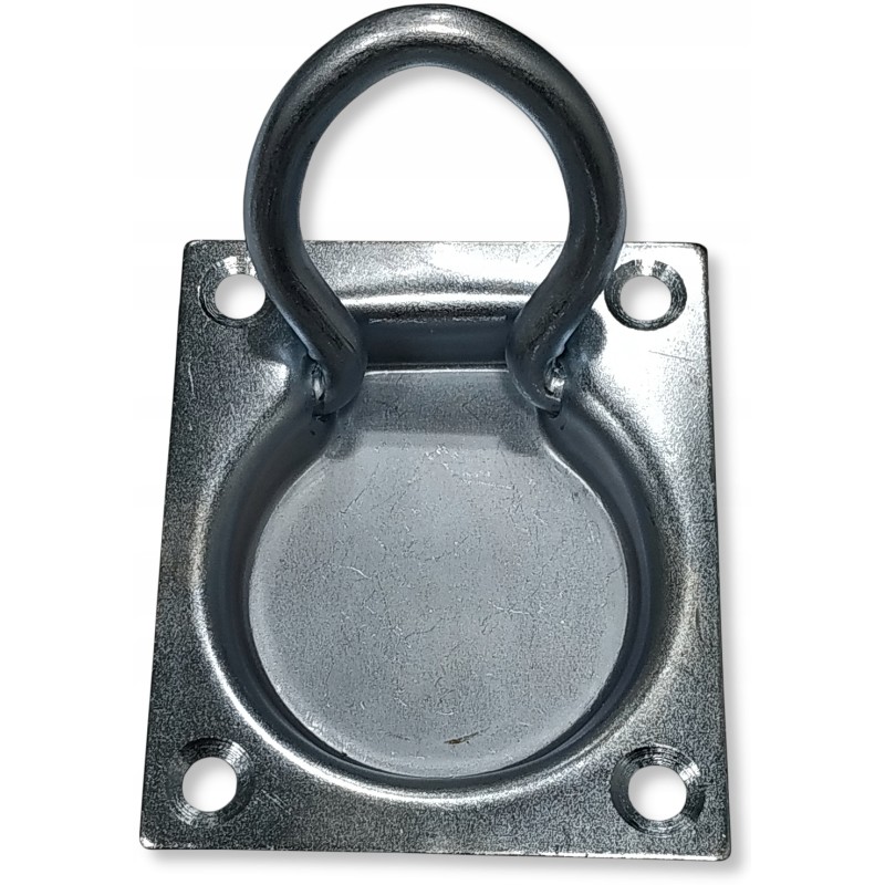 Load securing holder, galvanized, 77x73, 4 holes