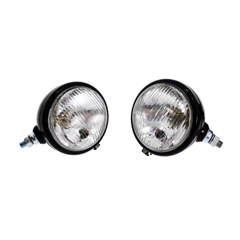 Headlights, reflector, 2 pieces, metal Ursus C328