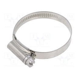 1 pcs x PNEUMAT-158 J-ES - Cable tie, Ø: 32÷50mm, W: 9mm, Material: stainless steel
