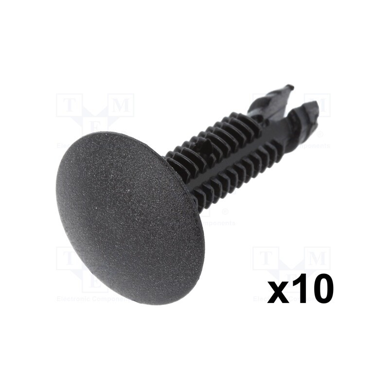 1 pcg x ROMIX - 10402 - Trim clip, 10pcs, Alfa Romeo, OEM: 60503348, L: 30.2mm, polyamide