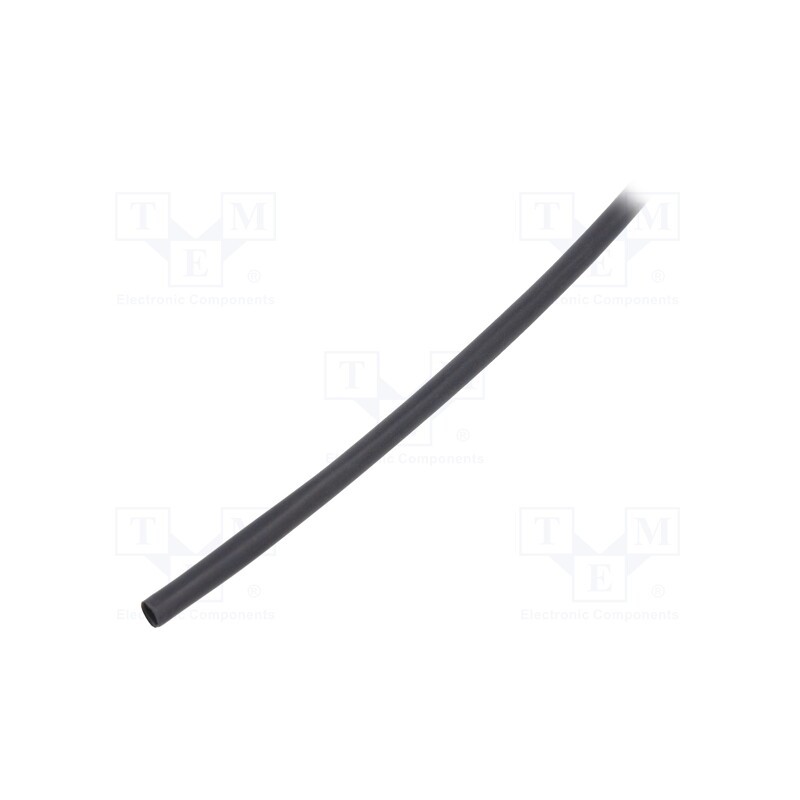 300 m x TE Connectivity - RNF-100-3/32-0-SP - Heat shrink sleeve, glueless,flexible, 2: 1, 2.4mm, black, RNF-100