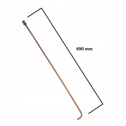 Copper-plated radiator blowing pipe