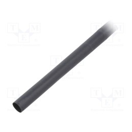 300 m x TE Connectivity - RNF-100-3/16-0-SP - Heat shrink sleeve, glueless,flexible, 2: 1, 4.8mm, black, RNF-100