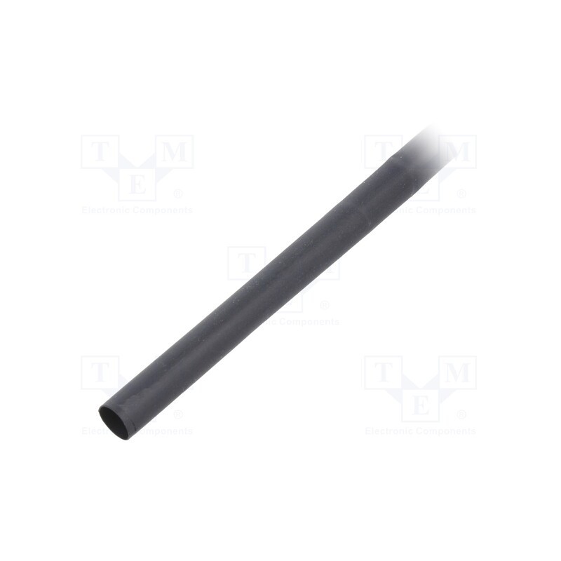 300 m x TE Connectivity - RNF-100-3/16-0-SP - Heat shrink sleeve, glueless,flexible, 2: 1, 4.8mm, black, RNF-100