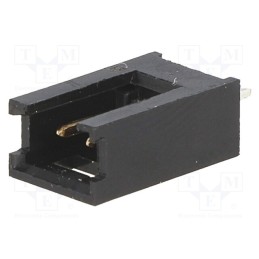 2 pcs x TE Connectivity - 280370-2 - Socket, wire-board, male, AMPMODU MOD II, 2.54mm, PIN: 2, THT
