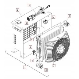 Radiator fan tt 11 asa 0257 hp asa 0367