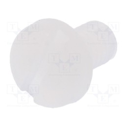 10 pcs x DREMEC - 8G204M3X05 - Screw, M3x5, 0.5, Head: cheese head, slotted, 0,9mm, polyamide