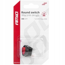 Round switch with red backlight