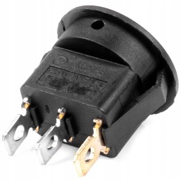 Round switch with red backlight