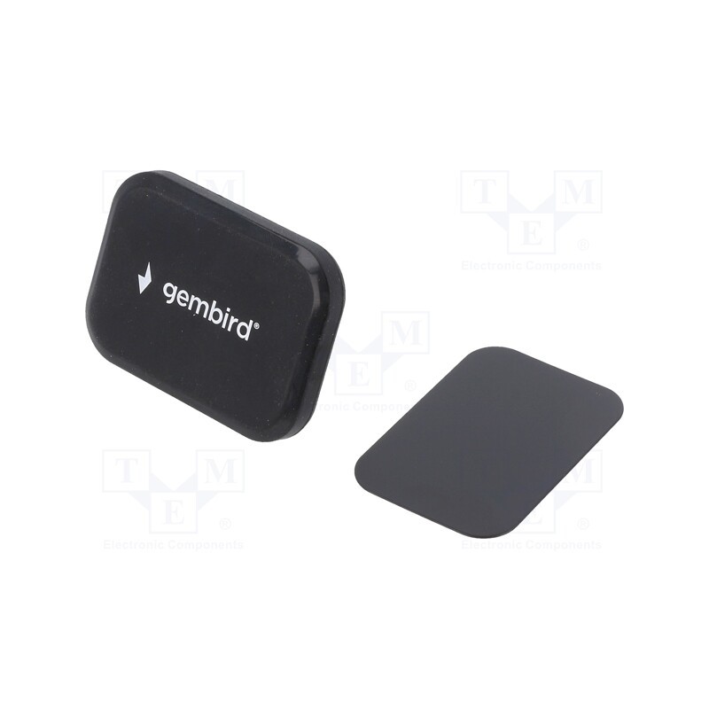 1 pcs x GEMBIRD - TA-CHM-01 - Car holder, black, air vent, Features: magnetic holder, 7'
