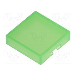 1 pcs x NKK SWITCHES - AT4074F - Cap, UB series, 12x12x3mm, green, UB