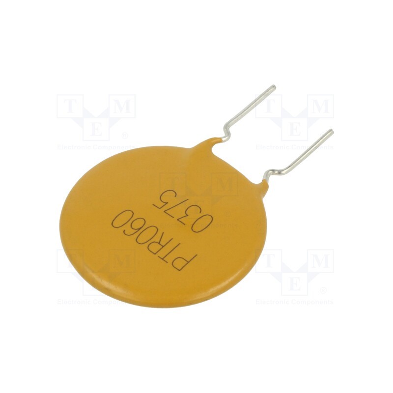 2 pcs x EATON/BUSSMANN - PTR060V0375-BK1 - Fuse: PTC polymer, 3.75A, Imax: 40A, THT, PTR060V, bag