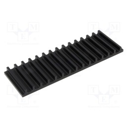 1 pcs x FISCHER ELEKTRONIK - SK105/50/SA - Heatsink: extruded, grilled, black, L: 50mm, W: 159mm, H: 10mm