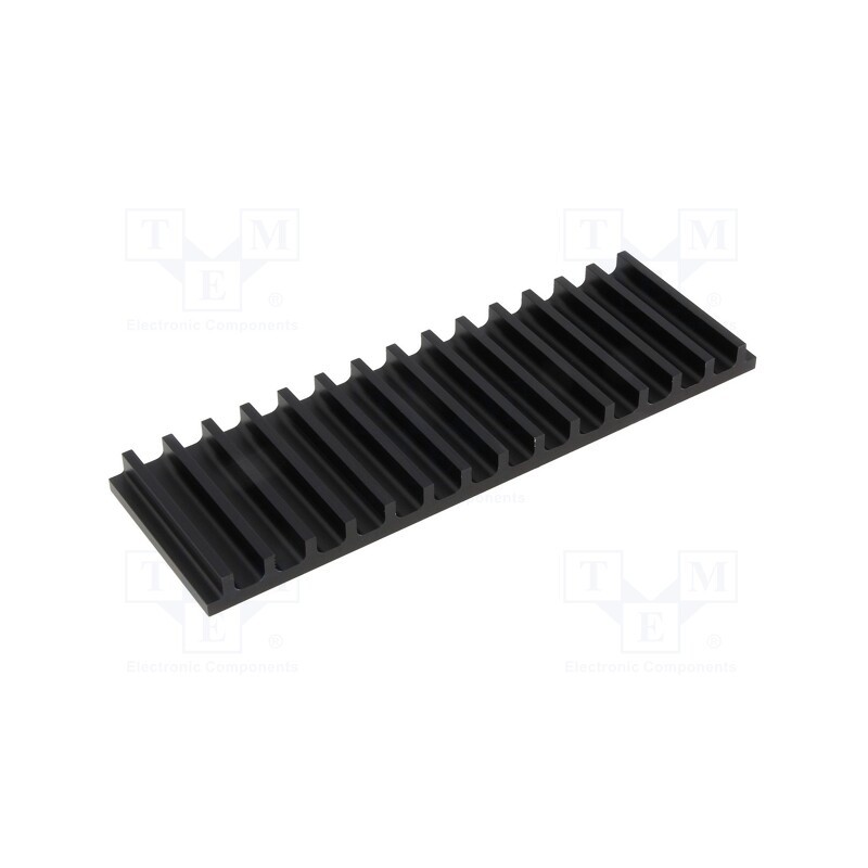 1 pcs x FISCHER ELEKTRONIK - SK105/50/SA - Heatsink: extruded, grilled, black, L: 50mm, W: 159mm, H: 10mm