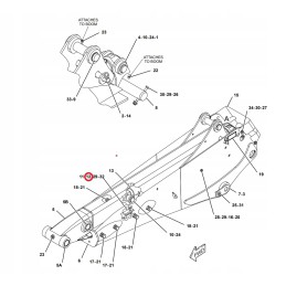 Caterpillar 428f 3199668 trapezoidal slide
