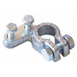 Leaded minus battery terminal