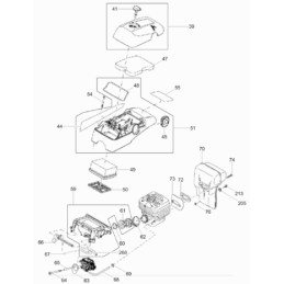 Wacker makita bts1140 pre-filter 0213550