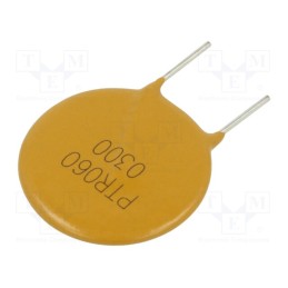 2 pcs x EATON/BUSSMANN - PTR060V0300-BK - Fuse: PTC polymer, 3A, Imax: 40A, THT, PTR060V, bag