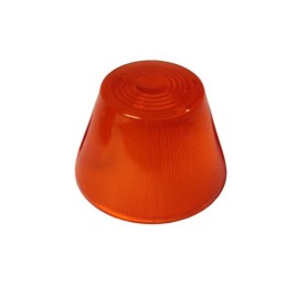 Tall marker lamp shade, orange plastic