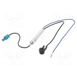 1 pcs x PER.PIC. - A9524I/UNIV - Antenna separator, Fakra plug,ISO plug angled, 0.4m