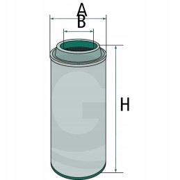 Deutz Massey Ferguson external air filter