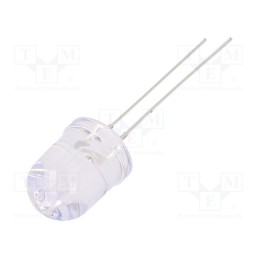 1 pcs x OPTOSUPPLY - OSY5PAA131A-1MA - LED, 10mm, yellow, 1120÷1560mcd, 30°, Front: convex, 1.8÷2.2V