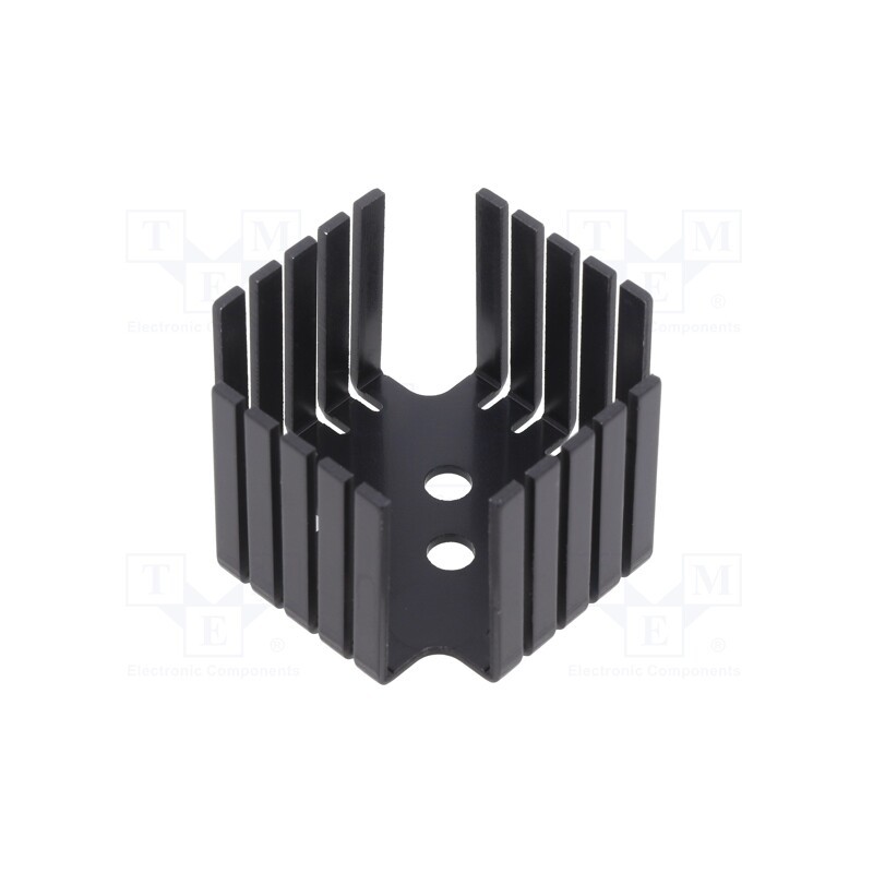 1 pcs x Advanced Thermal Solutions - ATS-PCBT1088 - Heatsink: extruded, U, TO3, black, L: 45.2mm, W: 45.2mm, H: 31mm