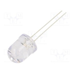 1 pcs x OPTOSUPPLY - OSK5DKA131A-CRLED14 - CRLED, 10mm, pink, 2500mcd, 30°, Front: convex, 5.5÷20V