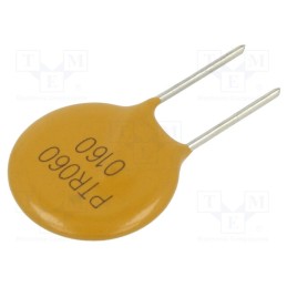 2 pcs x EATON/BUSSMANN - PTR060V0160-BK - Fuse: PTC polymer, 1.6A, Imax: 40A, THT, PTR060V, bag