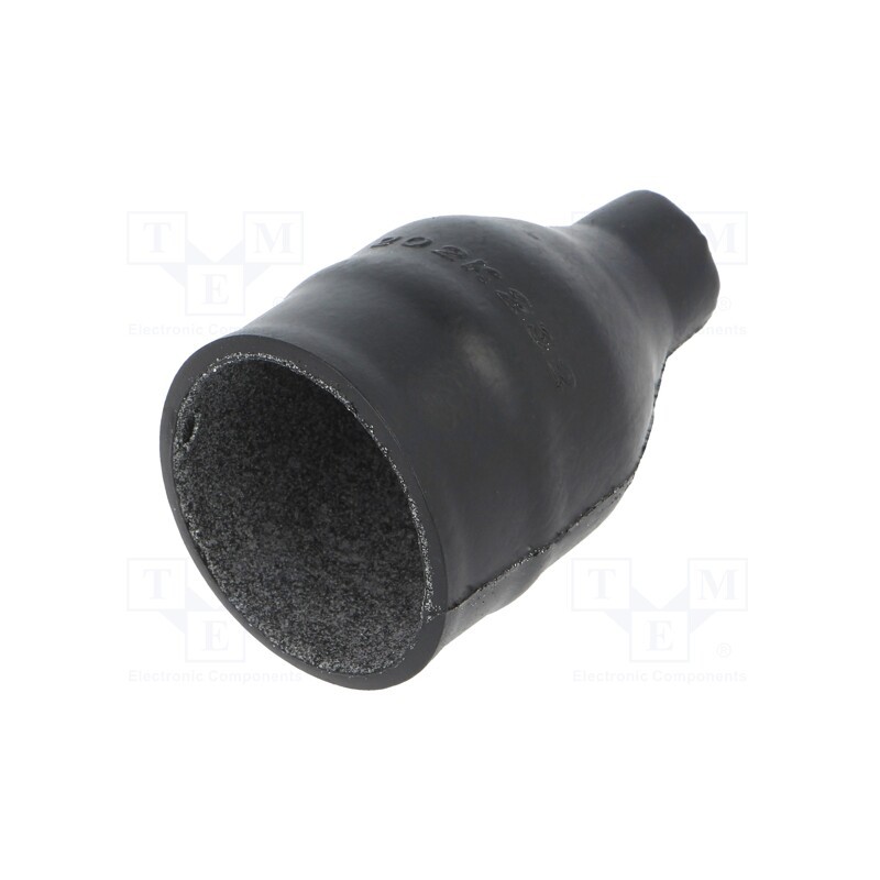 1 pcs x TE Connectivity - 202K232-25/225-0 - Heat shrink boot, straight,glued, 8mm, L: 55mm, black, -75÷150°C
