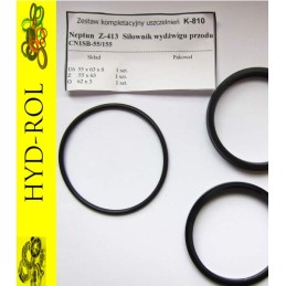 Seals for the front boom of the Neptun K 810 combine harvester