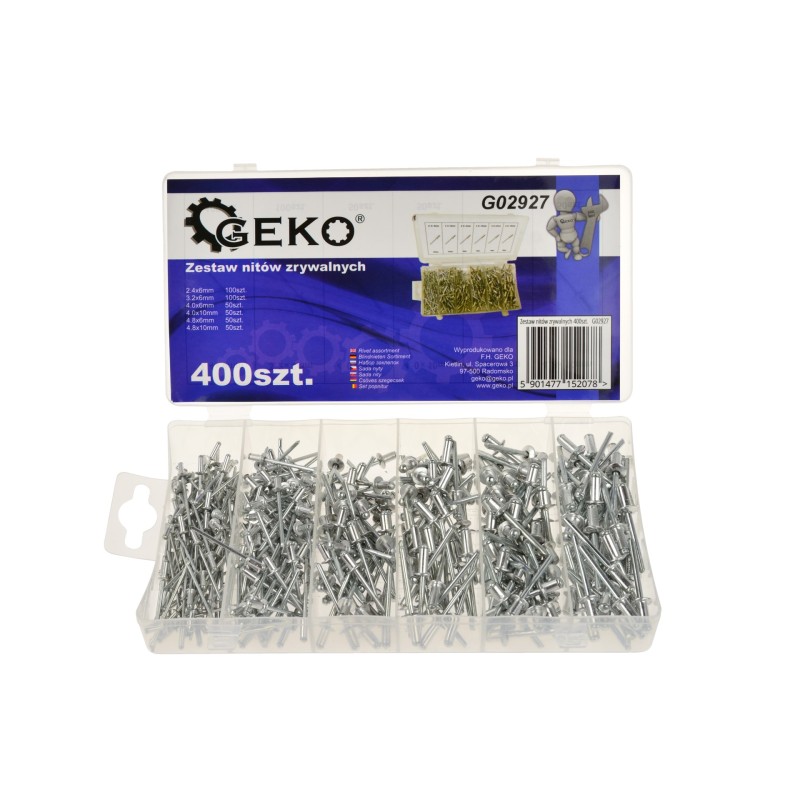 Set of blind rivets 400 pcs