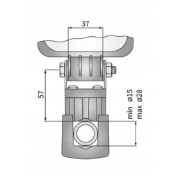 360 LED work lamp holder