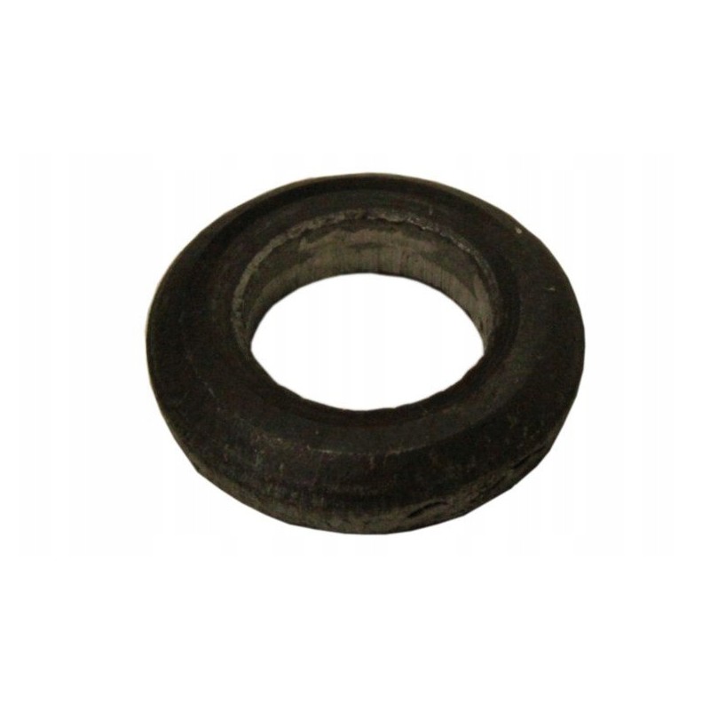 The conical ring holds the blade of a rotary mower