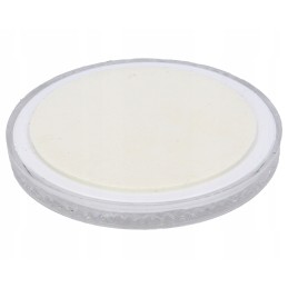 Round white reflector, glued, 60mm