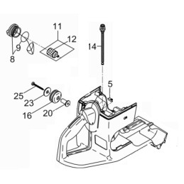 Wacker bts bh fuel filter hose 0108060