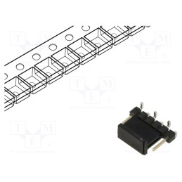 2 pcs x HARWIN - M20-8770642R - Pin header, pin strips, male, 2.54mm, PIN: 6, pick and place, SMT