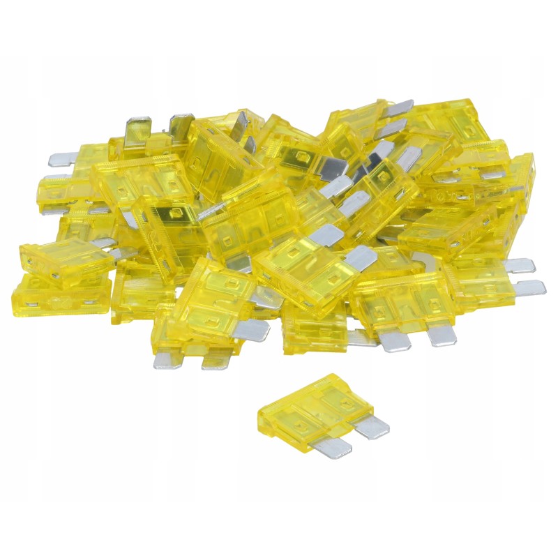 Blade fuse 20A yellow 50 pcs